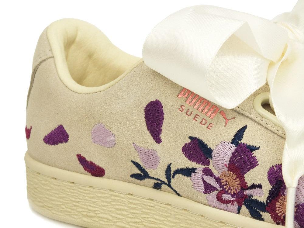 PUMA Heart Flowery Wn's Whisper White Rose Gold 367811 02 - Sandrini Calzature e Abbigliamento