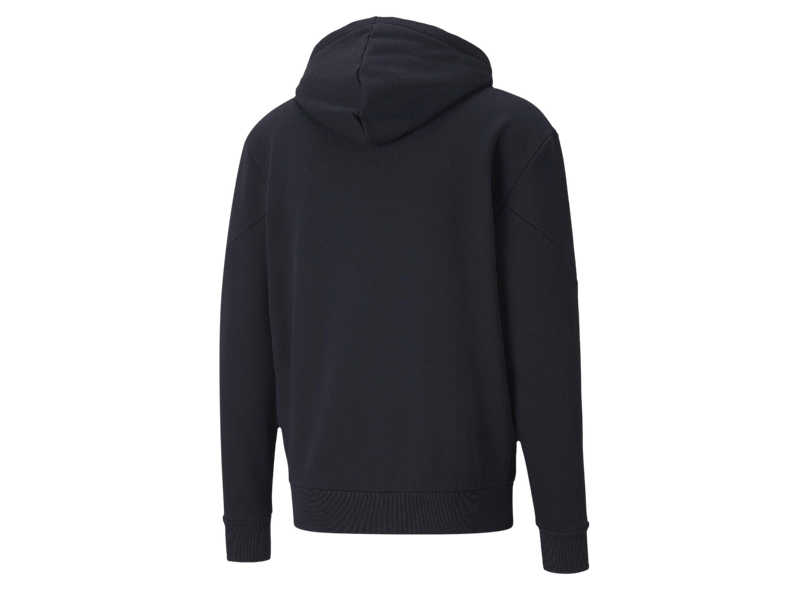 PUMA Rebel FZ Hoodie FL Felpa Uomo Black 583496 01 - Sandrini Calzature e Abbigliamento