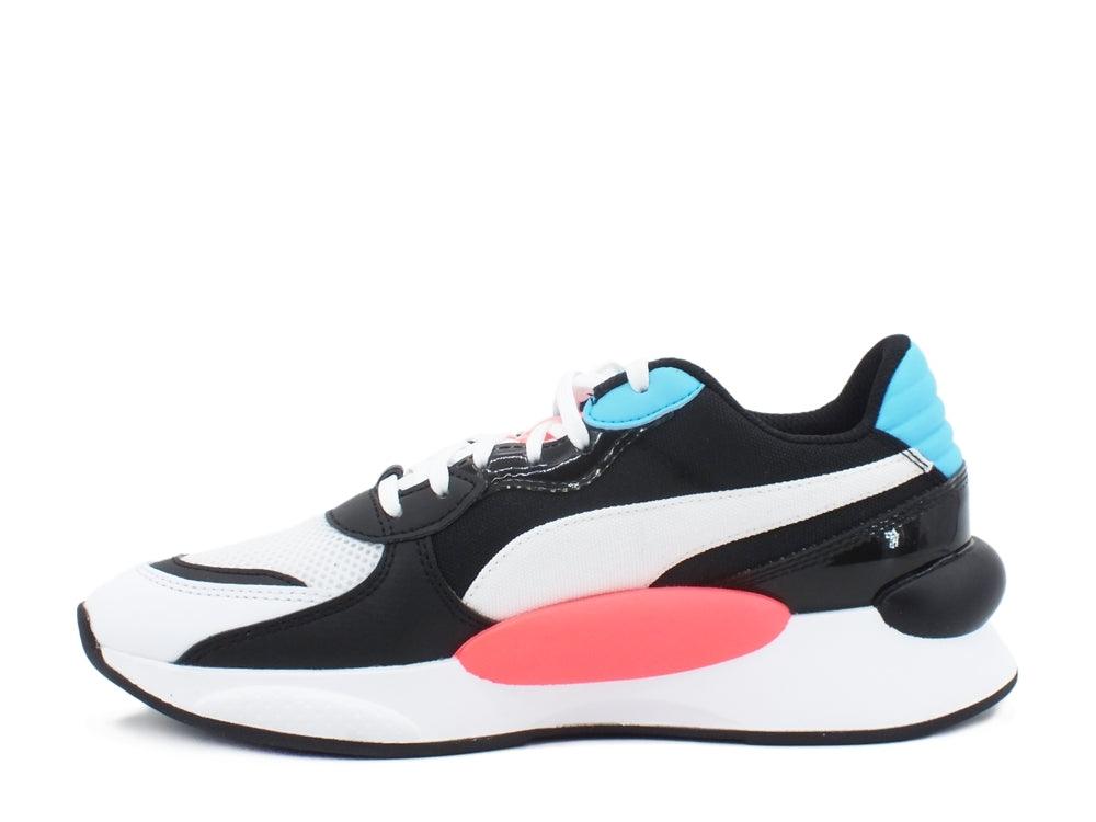 PUMA Rs 9.8 Fresh White Black Blue 37157104 - Sandrini Calzature e Abbigliamento