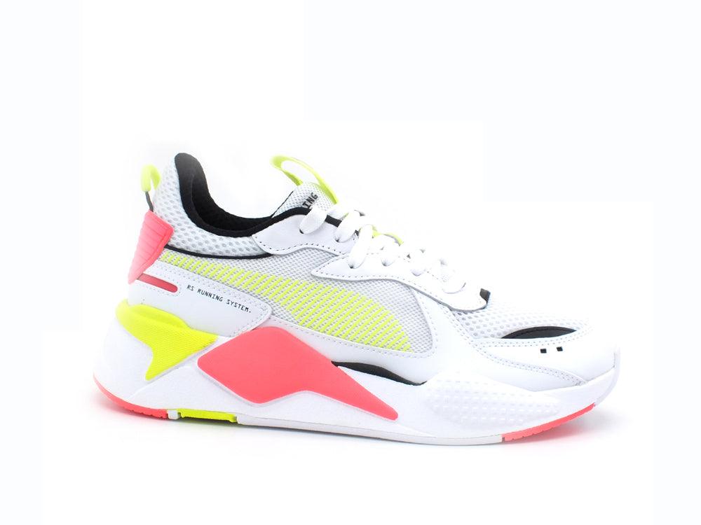 PUMA RS-X 90s Sneaker Donna White Yellow Alert Pink 370716 06 - Sandrini Calzature e Abbigliamento