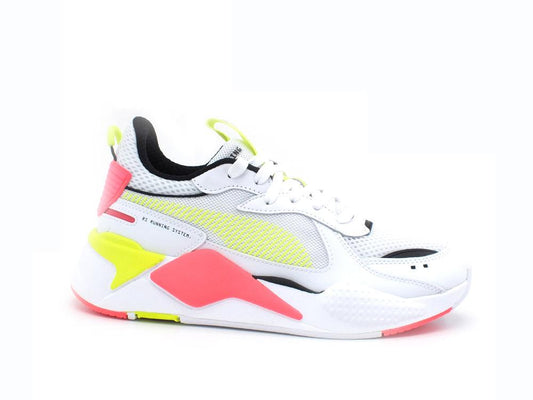 PUMA RS-X 90s Sneaker Donna White Yellow Alert Pink 370716 06 - Sandrini Calzature e Abbigliamento