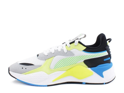 PUMA RS-X Hard Drive Sneakers White Frizzy Yellow Gray Violet 369818 11 - Sandrini Calzature e Abbigliamento