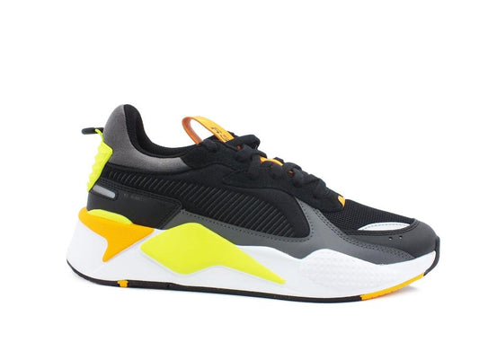 PUMA RS-X Mix Sneaker Uomo Black Yellow Orange 380462 06 - Sandrini Calzature e Abbigliamento