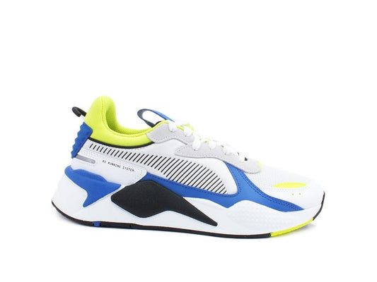 PUMA RS-X Mix Sneaker Uomo White Black Royal 380462 05 - Sandrini Calzature e Abbigliamento
