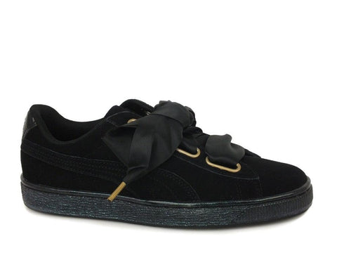 PUMA Suede Heart Satin WN'S Black 362714 03 - Sandrini Calzature e Abbigliamento