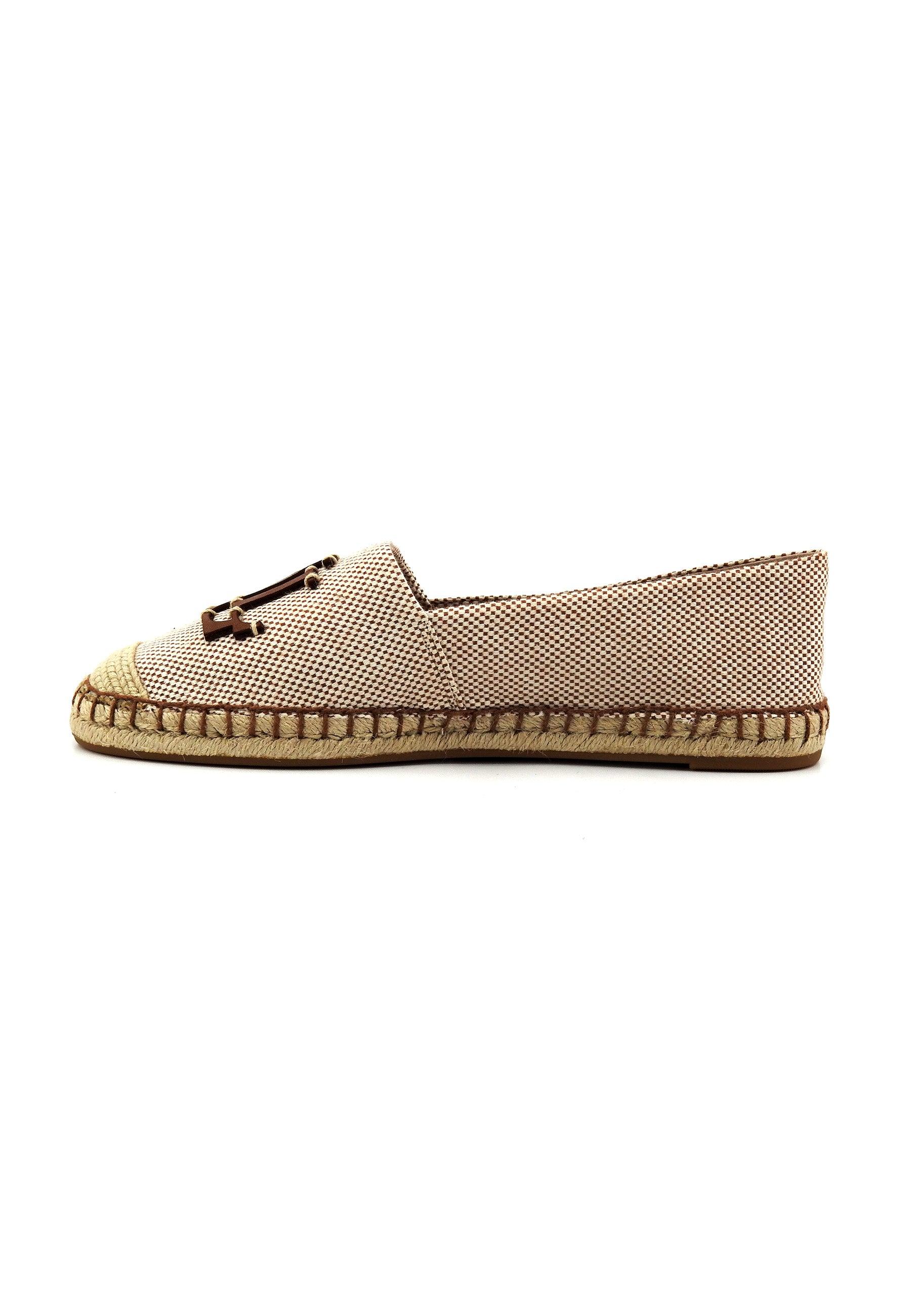 RALPH LAUREN Espadrillas Donna Tan Marrone 802927400001 - Sandrini Calzature e Abbigliamento