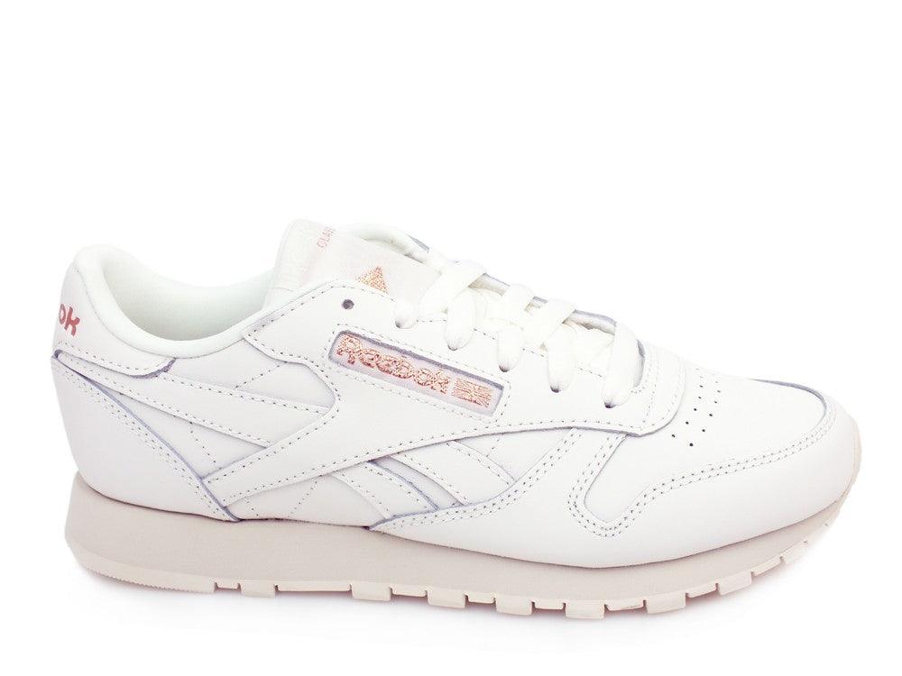 REEBOK CL LTHR Chalk Rose Gold DV3762 - Sandrini Calzature e Abbigliamento
