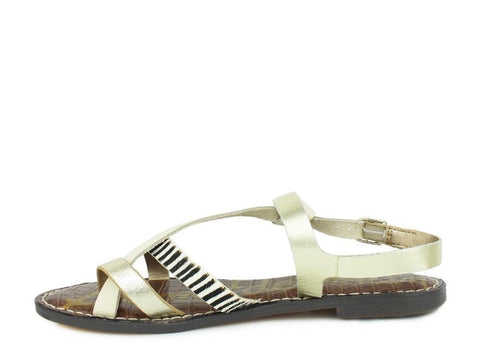 SAM EDELMAN Gladis Gold Black G3892L4902 - Sandrini Calzature e Abbigliamento