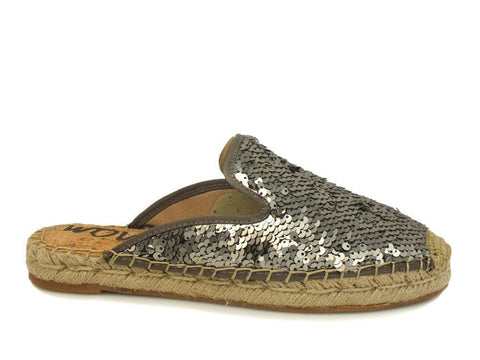 SAM EDELMAN Kerry Pewter Sequins F6807F1901 - Sandrini Calzature e Abbigliamento