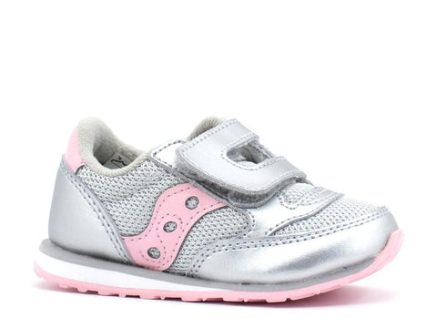 SAUCONY Baby Jazz HL Silver Metallic SL161612 - Sandrini Calzature e Abbigliamento