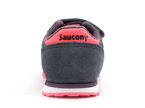 SAUCONY Baby Jazz HL Sneaker Bambino Dark Grey Coral SL163386 - Sandrini Calzature e Abbigliamento