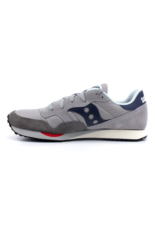 SAUCONY Dxn Trainer Vintage Sneaker Uomo Grey Navy S70757-1 - Sandrini Calzature e Abbigliamento