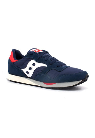 SAUCONY Dxn Trainer Vintage Sneaker Uomo Navy White S70757-3 - Sandrini Calzature e Abbigliamento