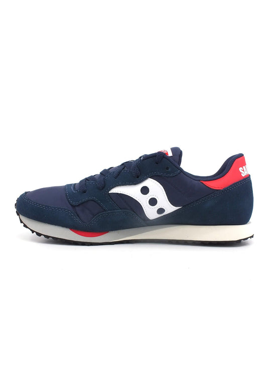 SAUCONY Dxn Trainer Vintage Sneaker Uomo Navy White S70757-3 - Sandrini Calzature e Abbigliamento