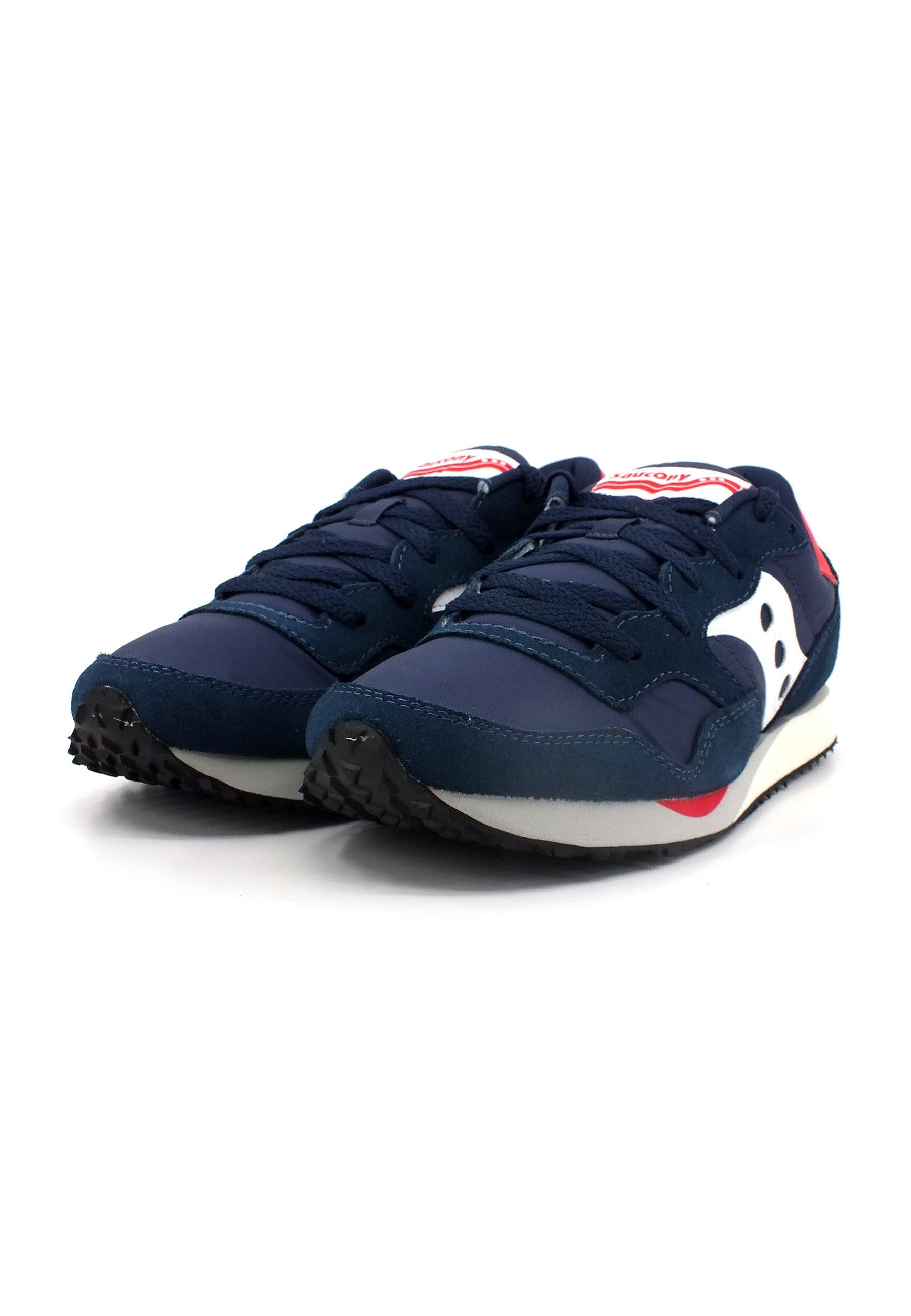 SAUCONY Dxn Trainer Vintage Sneaker Uomo Navy White S70757-3 - Sandrini Calzature e Abbigliamento