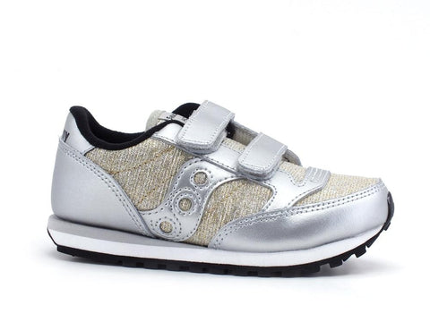 SAUCONY Jazz Double Kids Sneaker Bambina Silver Sparkle SK163353 - Sandrini Calzature e Abbigliamento