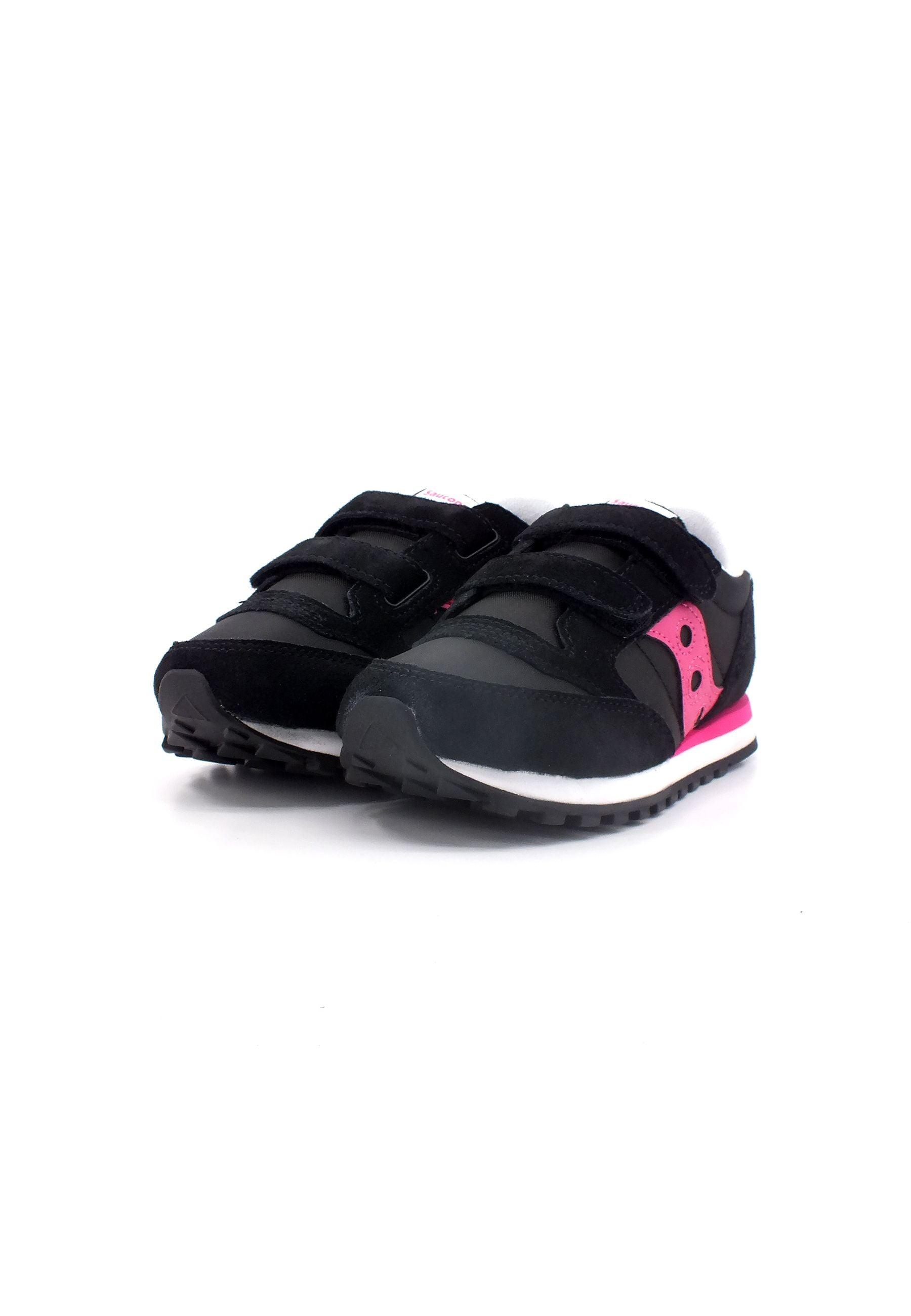 SAUCONY Jazz Double Sneaker Bambino Black Pink SK166331 - Sandrini Calzature e Abbigliamento