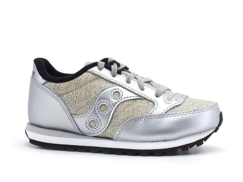 SAUCONY Jazz Original Kids Sneaker Bambina Silver Sparkle SK163334 - Sandrini Calzature e Abbigliamento