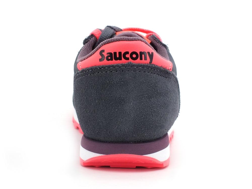 SAUCONY Jazz Original Kids Sneaker Bambino Dark Grey Coral SK163333 - Sandrini Calzature e Abbigliamento
