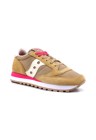 SAUCONY Jazz Original Sneaker Donna Beige Green Pink S1044-639 - Sandrini Calzature e Abbigliamento