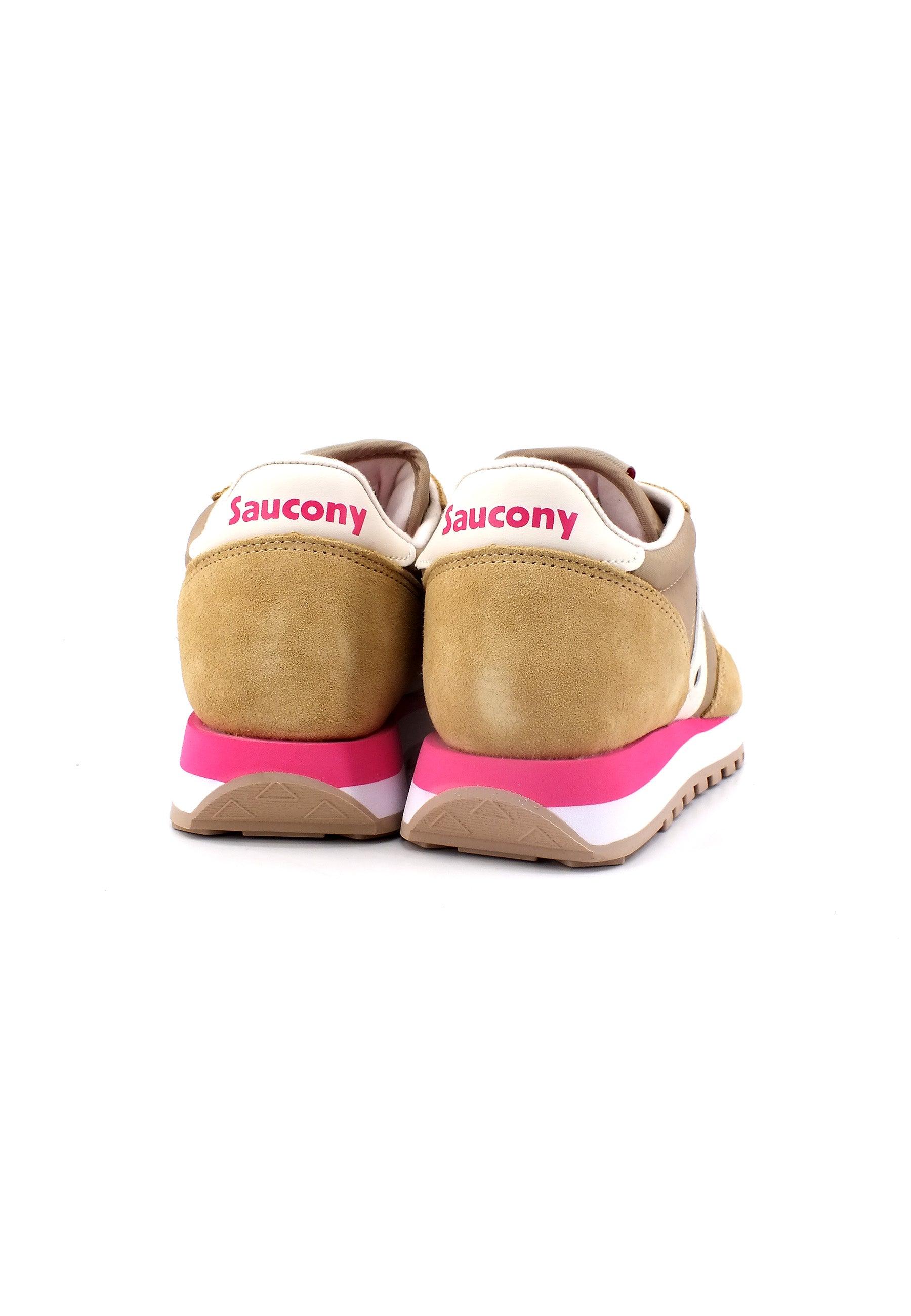 SAUCONY Jazz Original Sneaker Donna Beige Green Pink S1044-639 - Sandrini Calzature e Abbigliamento