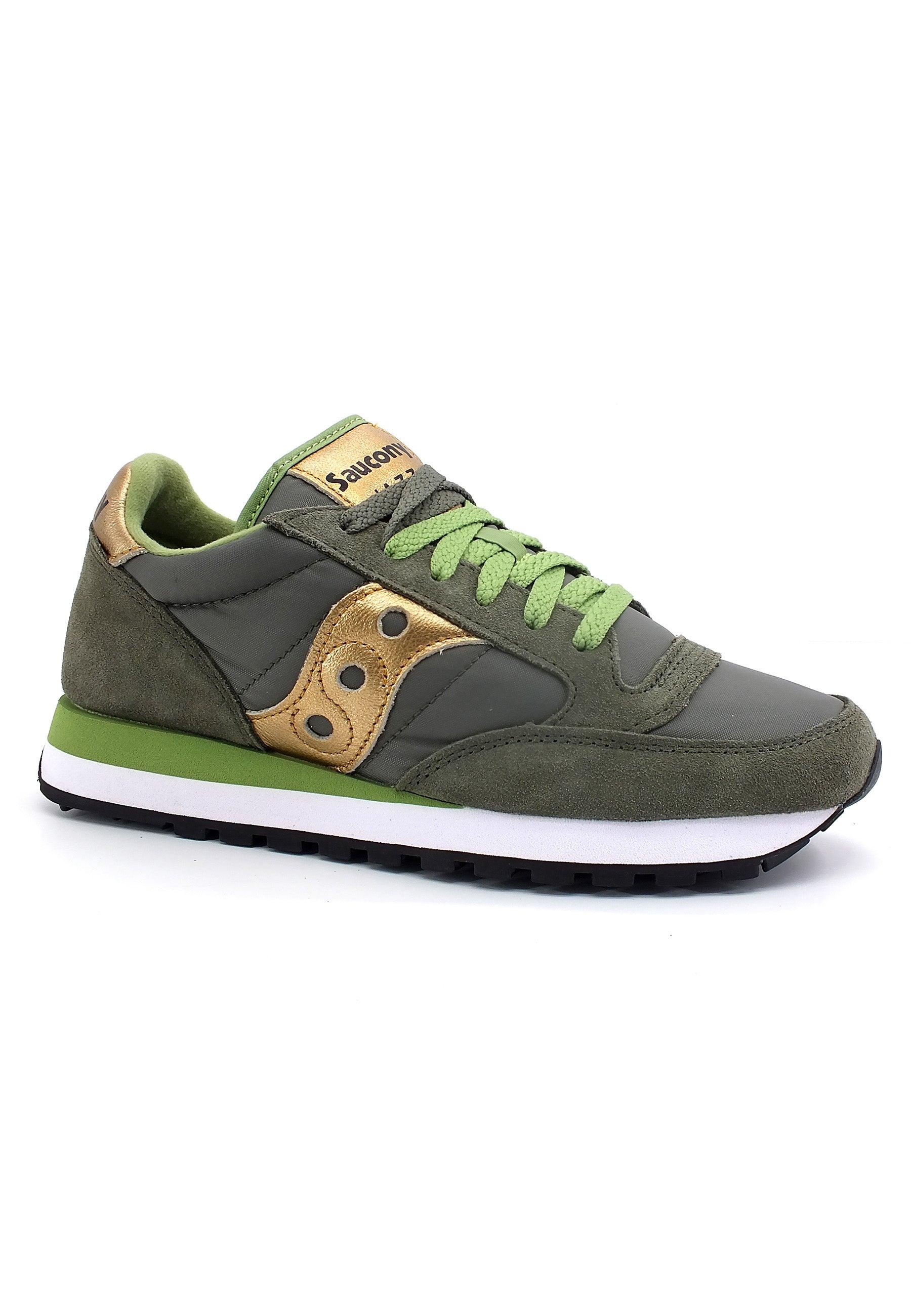 SAUCONY Jazz Original Sneaker Donna Olive Gold S1044-535 - Sandrini Calzature e Abbigliamento