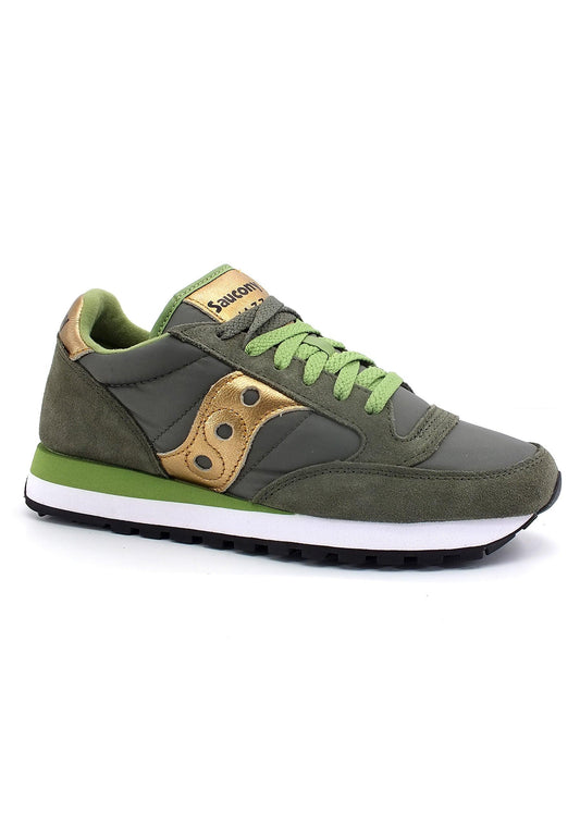 SAUCONY Jazz Original Sneaker Donna Olive Gold S1044-535 - Sandrini Calzature e Abbigliamento