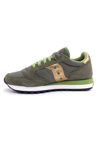 SAUCONY Jazz Original Sneaker Donna Olive Gold S1044-535 - Sandrini Calzature e Abbigliamento