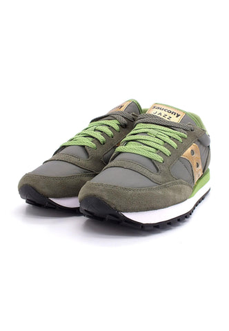 SAUCONY Jazz Original Sneaker Donna Olive Gold S1044-535 - Sandrini Calzature e Abbigliamento