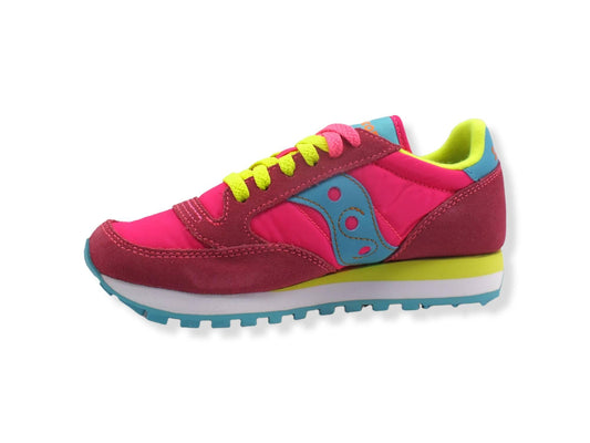 SAUCONY Jazz Original Sneaker Donna Pink Yellow 1044-293 - Sandrini Calzature e Abbigliamento