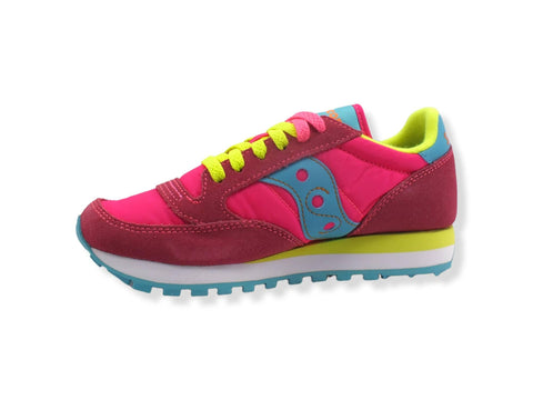 SAUCONY Jazz Original Sneaker Donna Pink Yellow 1044-293 - Sandrini Calzature e Abbigliamento