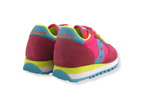 SAUCONY Jazz Original Sneaker Donna Pink Yellow 1044-293 - Sandrini Calzature e Abbigliamento