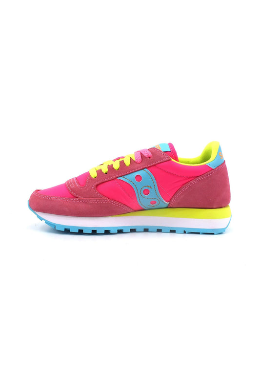 SAUCONY Jazz Original Sneaker Donna Pink Yellow S1044-293 - Sandrini Calzature e Abbigliamento
