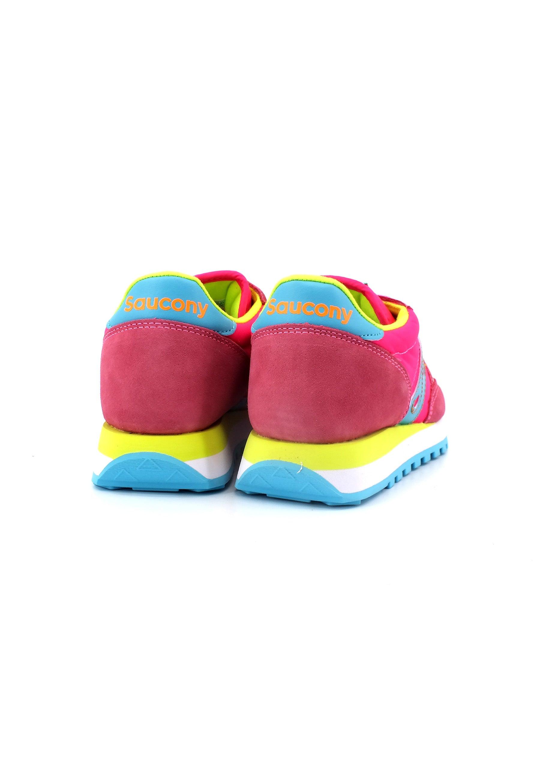 SAUCONY Jazz Original Sneaker Donna Pink Yellow S1044-293 - Sandrini Calzature e Abbigliamento