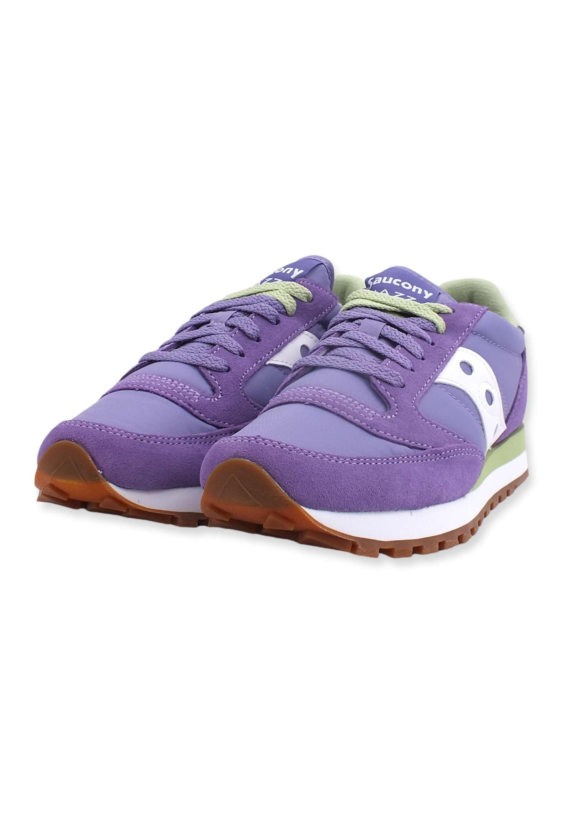 SAUCONY Jazz Original Sneaker Donna Violet White S1044-646 - Sandrini Calzature e Abbigliamento