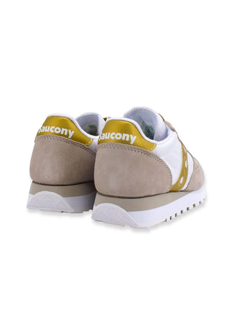 SAUCONY Jazz Original Sneaker Donna White Gold S1044-611 - Sandrini Calzature e Abbigliamento