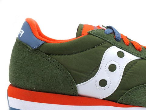 SAUCONY Jazz Original Sneaker Green Orange S2044-617 - Sandrini Calzature e Abbigliamento