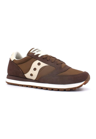 SAUCONY Jazz Original Sneaker Uomo Brown Cream S2044-673 - Sandrini Calzature e Abbigliamento