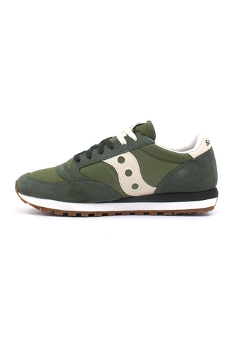 SAUCONY Jazz Original Sneaker Uomo Forest Cream S2044-671 - Sandrini Calzature e Abbigliamento