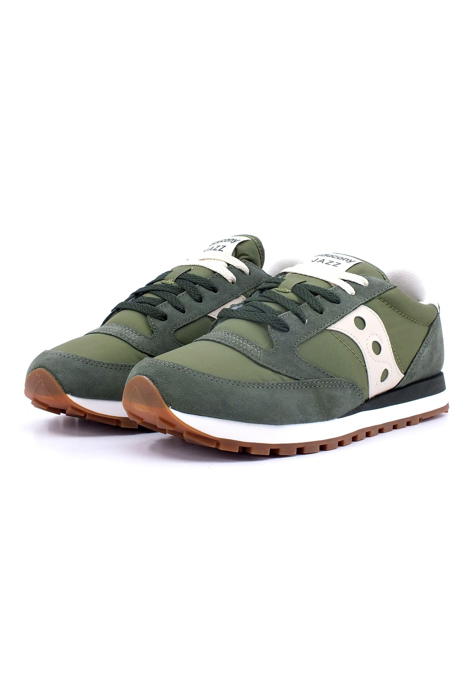 SAUCONY Jazz Original Sneaker Uomo Forest Cream S2044-671 - Sandrini Calzature e Abbigliamento