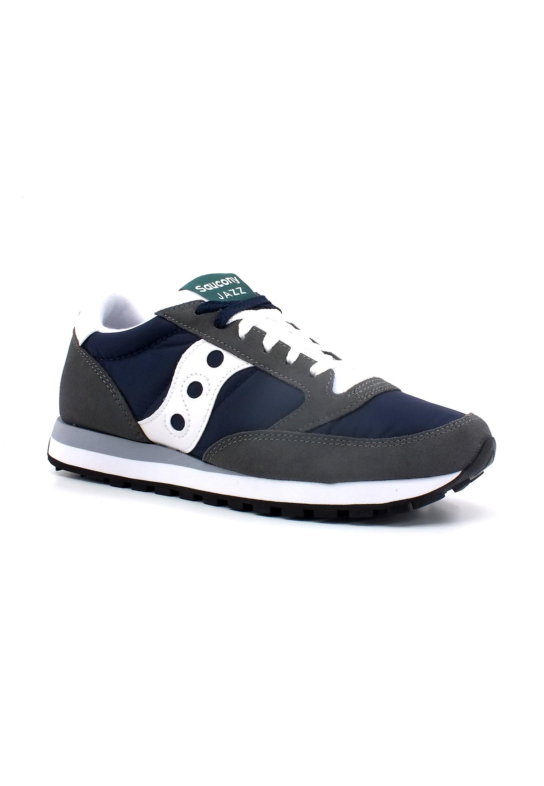 SAUCONY Jazz Original Sneaker Uomo Grey Navy S2044-667 - Sandrini Calzature e Abbigliamento