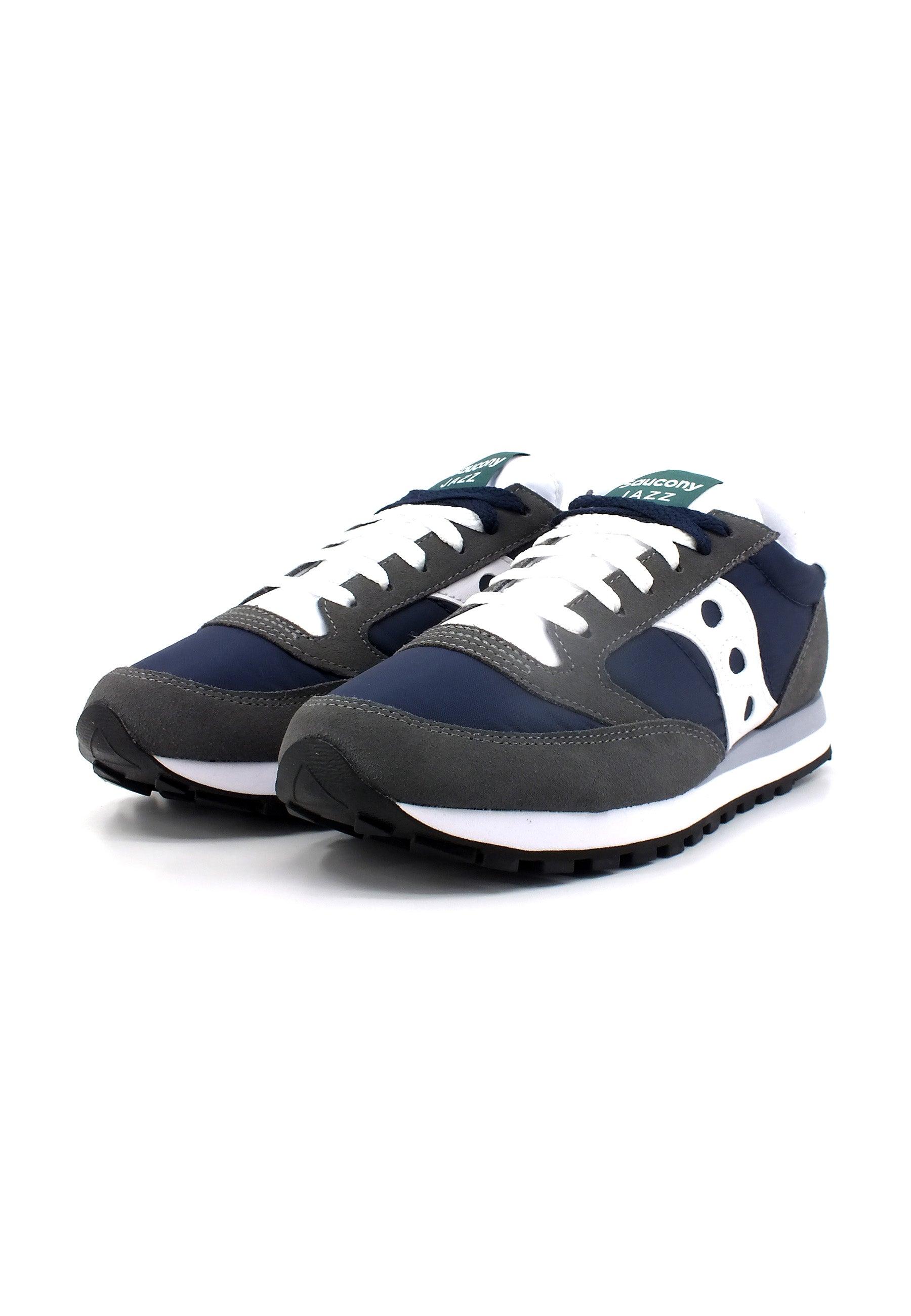 SAUCONY Jazz Original Sneaker Uomo Grey Navy S2044-667 - Sandrini Calzature e Abbigliamento