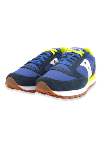 SAUCONY Jazz Original Sneaker Uomo Navy Blue Lime S2044-648 - Sandrini Calzature e Abbigliamento