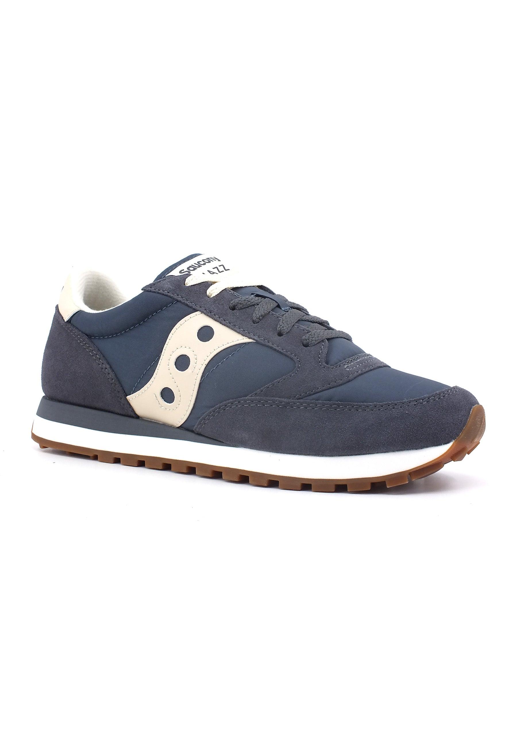 SAUCONY Jazz Original Sneaker Uomo Navy Cream S2044-672 - Sandrini Calzature e Abbigliamento