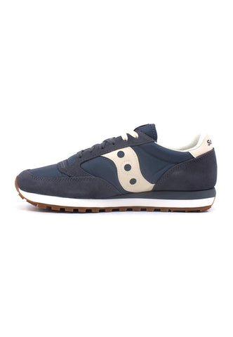 SAUCONY Jazz Original Sneaker Uomo Navy Cream S2044-672 - Sandrini Calzature e Abbigliamento