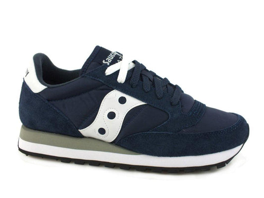 SAUCONY Jazz Original sneakers lacci PELLE NAVY WHITE BLU S2044-316 inverno 2018 - Sandrini Calzature e Abbigliamento