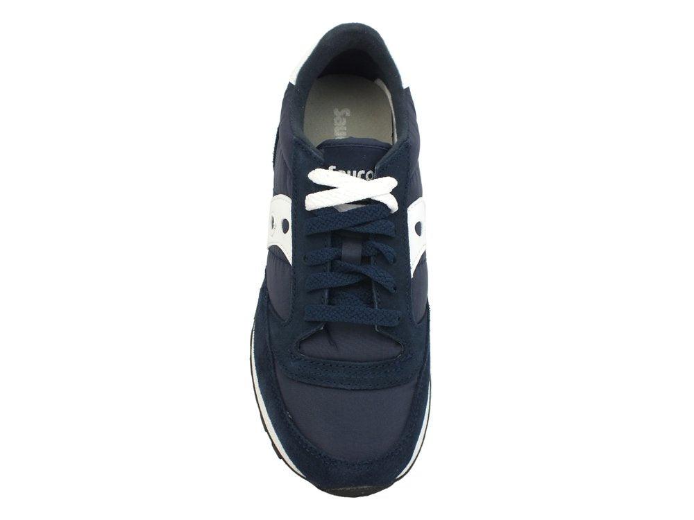 SAUCONY Jazz Original sneakers lacci PELLE NAVY WHITE BLU S2044-316 inverno 2018 - Sandrini Calzature e Abbigliamento