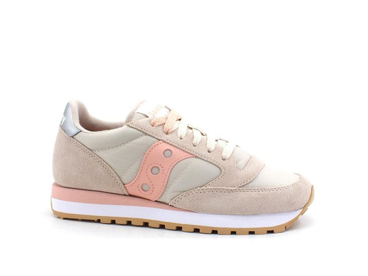 SAUCONY Jazz Original W Sneaker Tan Pink S1044-628 - Sandrini Calzature e Abbigliamento