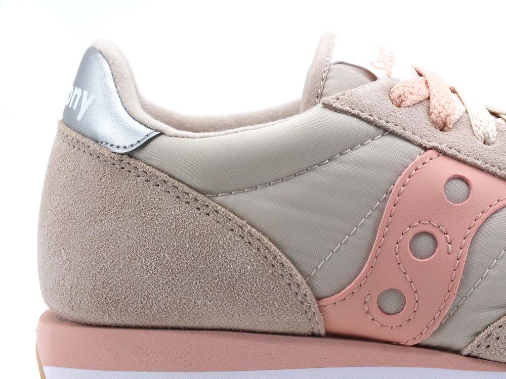 SAUCONY Jazz Original W Sneaker Tan Pink S1044-628 - Sandrini Calzature e Abbigliamento