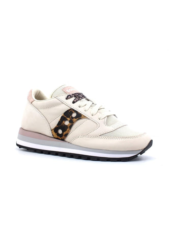 SAUCONY Jazz Triple Sneaker Donna Beige Leopard S60727-2 - Sandrini Calzature e Abbigliamento